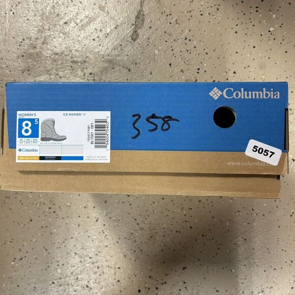 Columbia Womens Ice Maiden II Snow Boot Gray Size 8.5 New - Picture 9 of 9